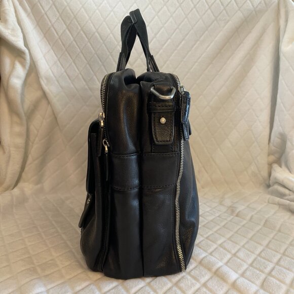 Tumi Laredo Large Briefcase Special Edition For Japan Only Napa Leather - Picture 4 of 10